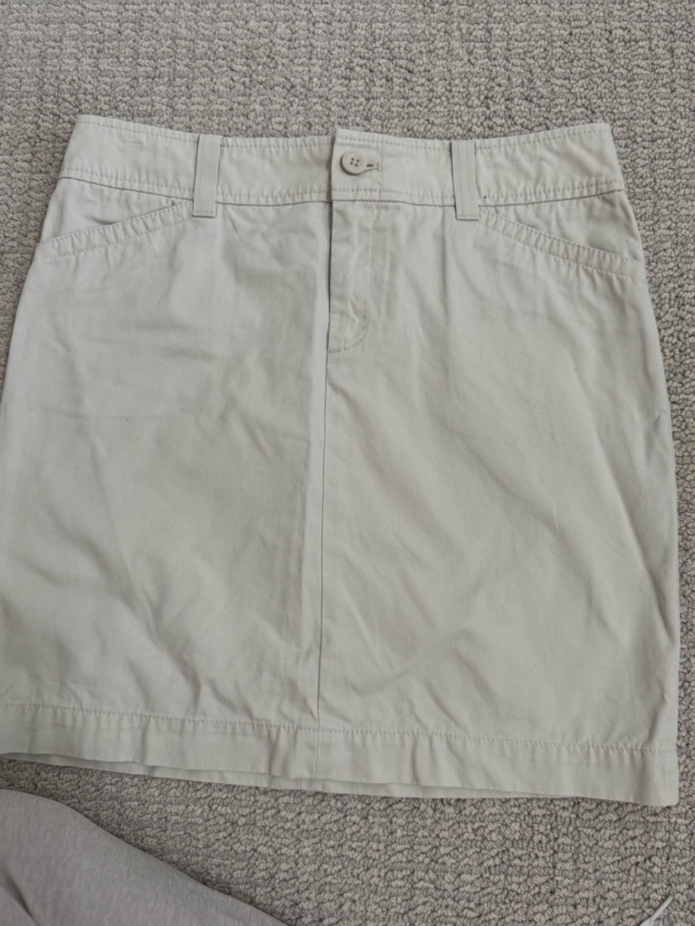 Lilly Pulitzer Cream Mini Skirt